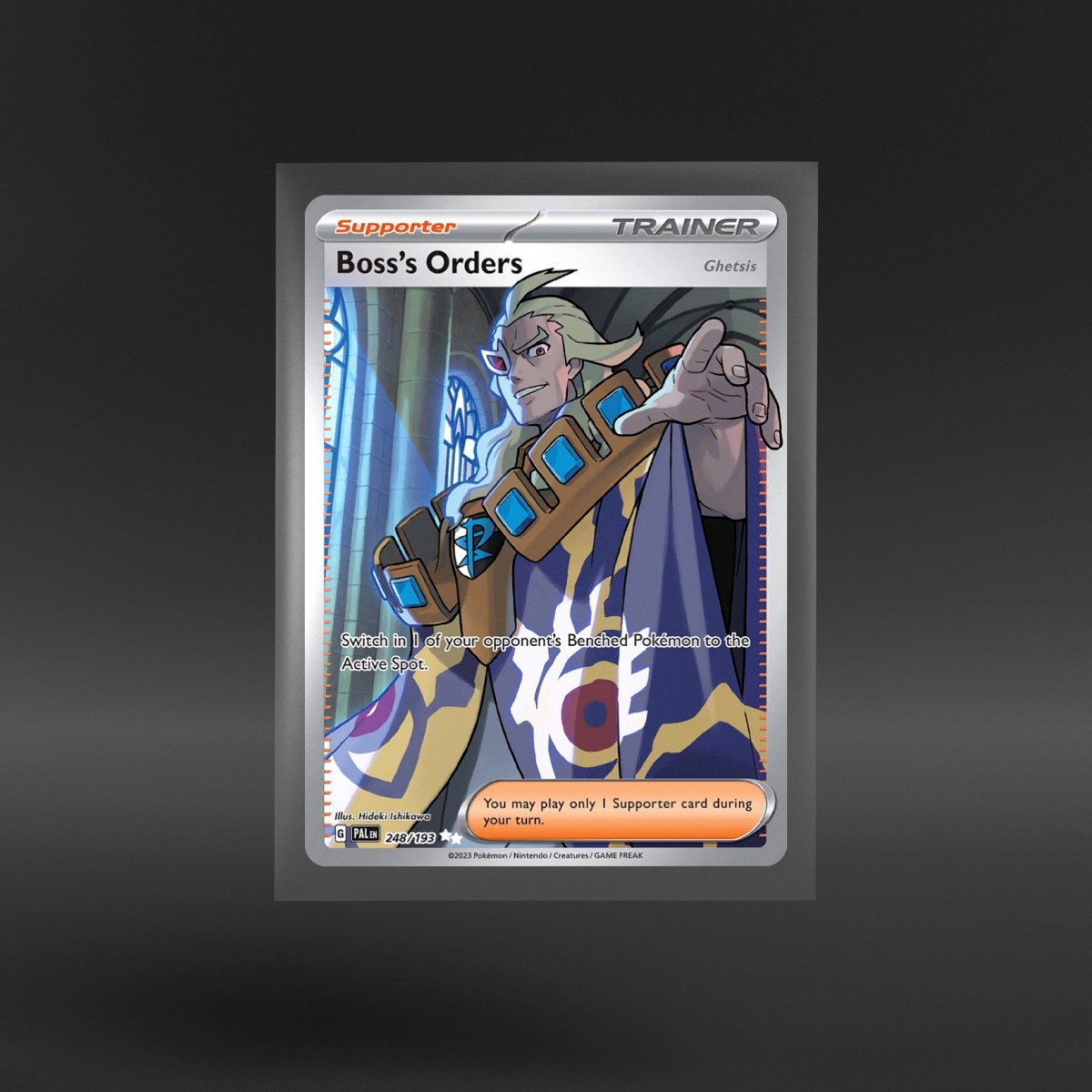 Paldea Evolved #248/193 Boss's Orders (Ghetsis)