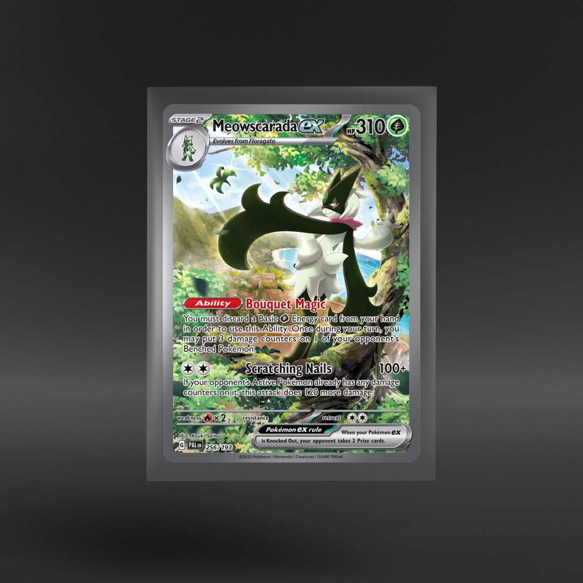 Paldea Evolved #256/193 Meowscarada ex