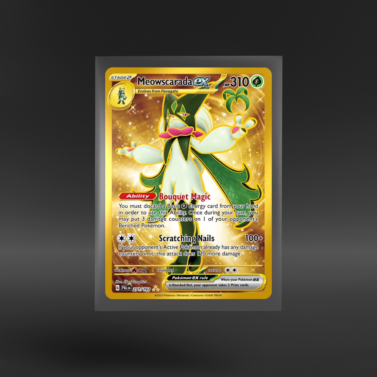 Paldea Evolved #271/193 Meowscarada ex