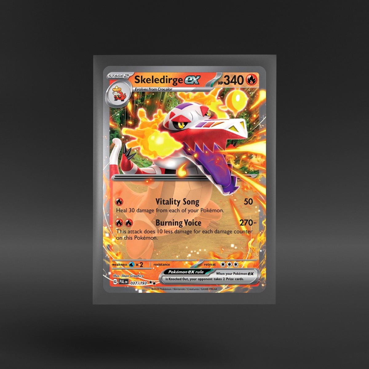 Paldea Evolved #037/193 Skeledirge ex