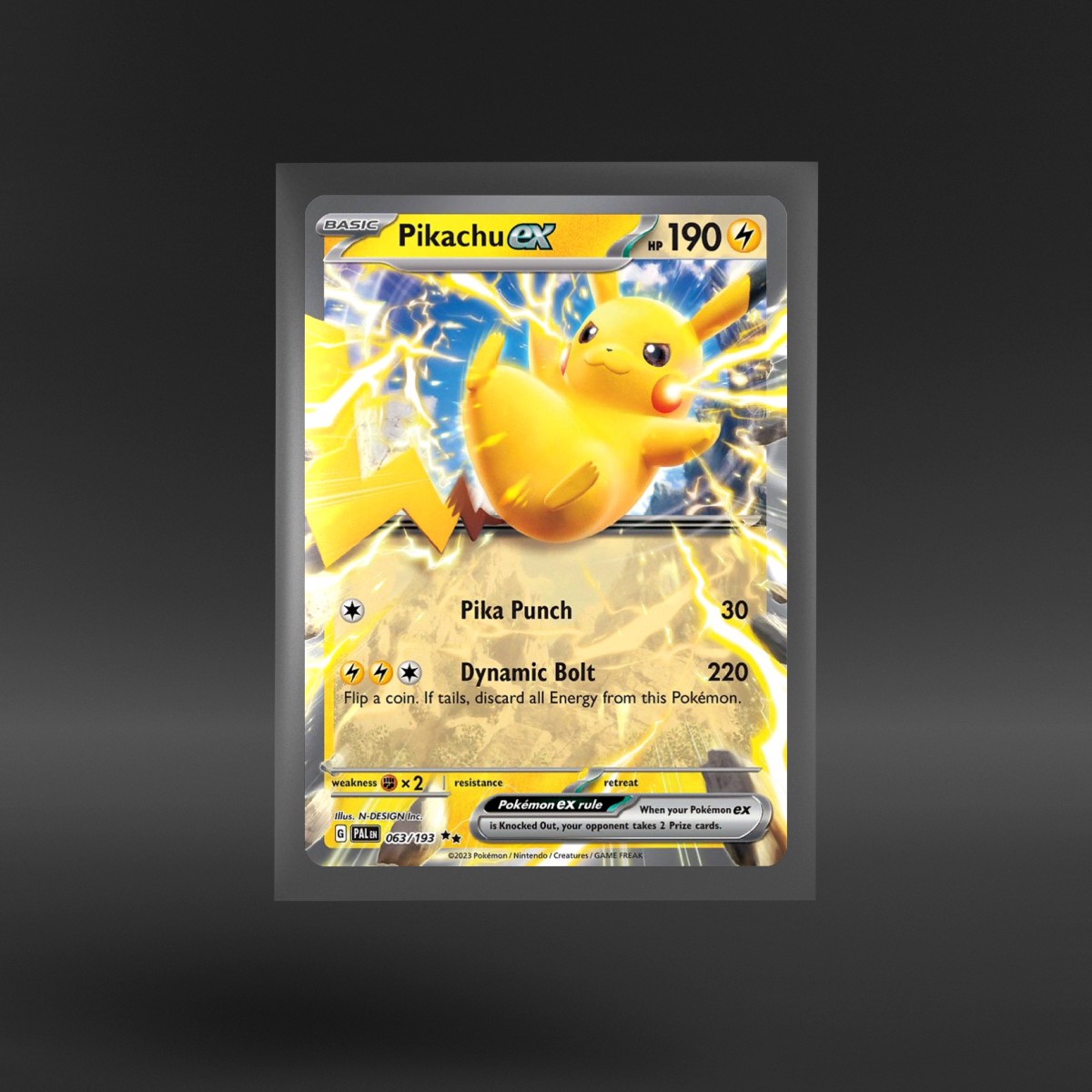 Paldea Evolved #063/193 Pikachu ex