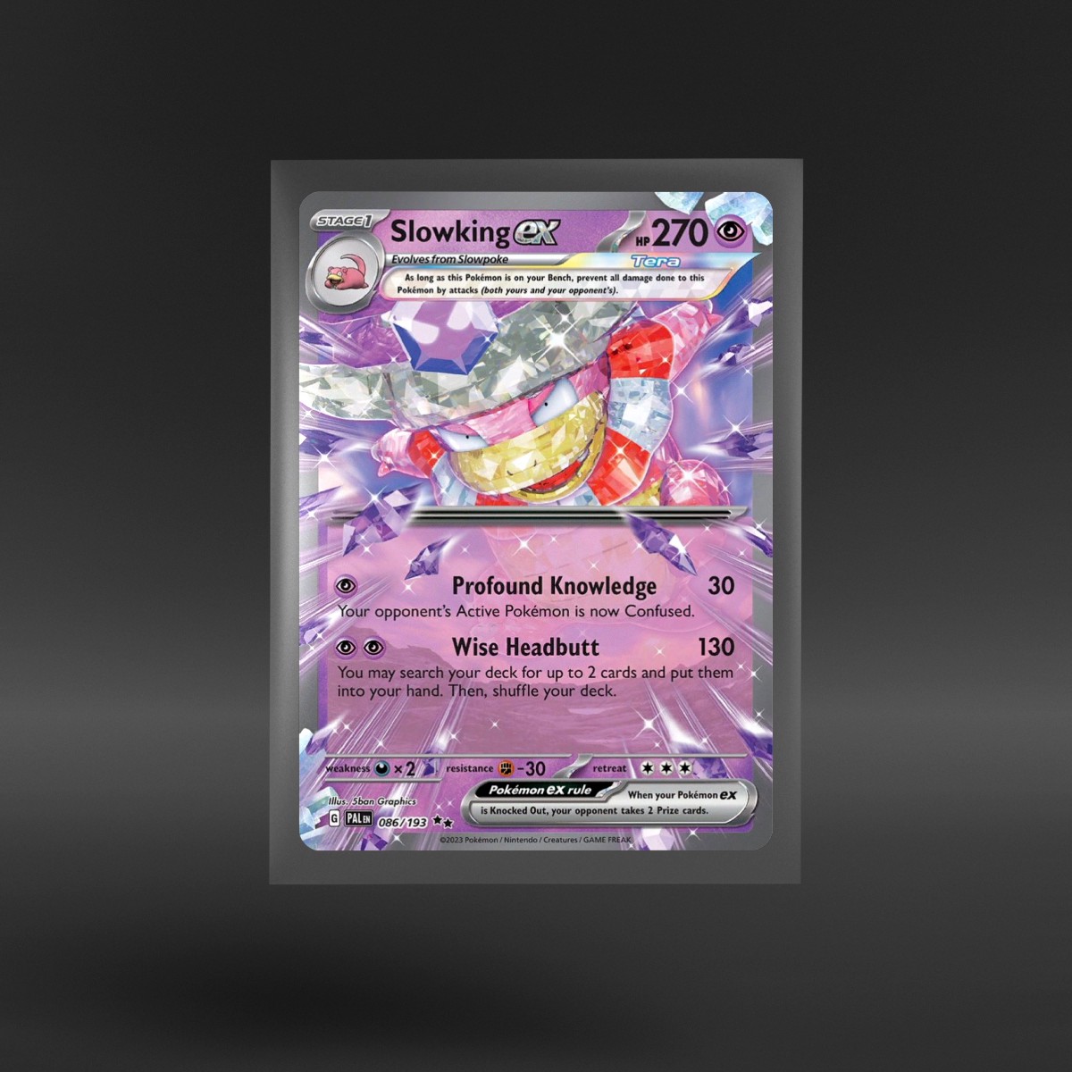 Paldea Evolved #086/193 Slowking ex