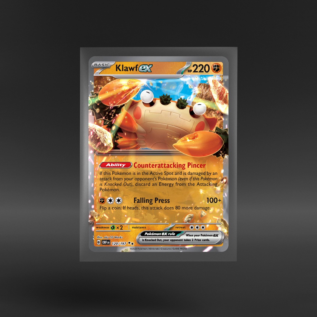 Obsidian Flames #120/197 Klawf ex