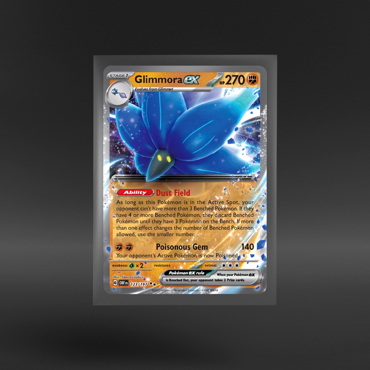 Obsidian Flames #123/197 Glimmora ex