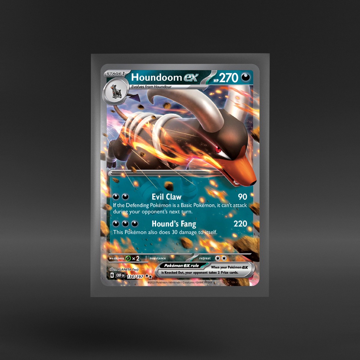 Obsidian Flames #134/197 Houndoom ex