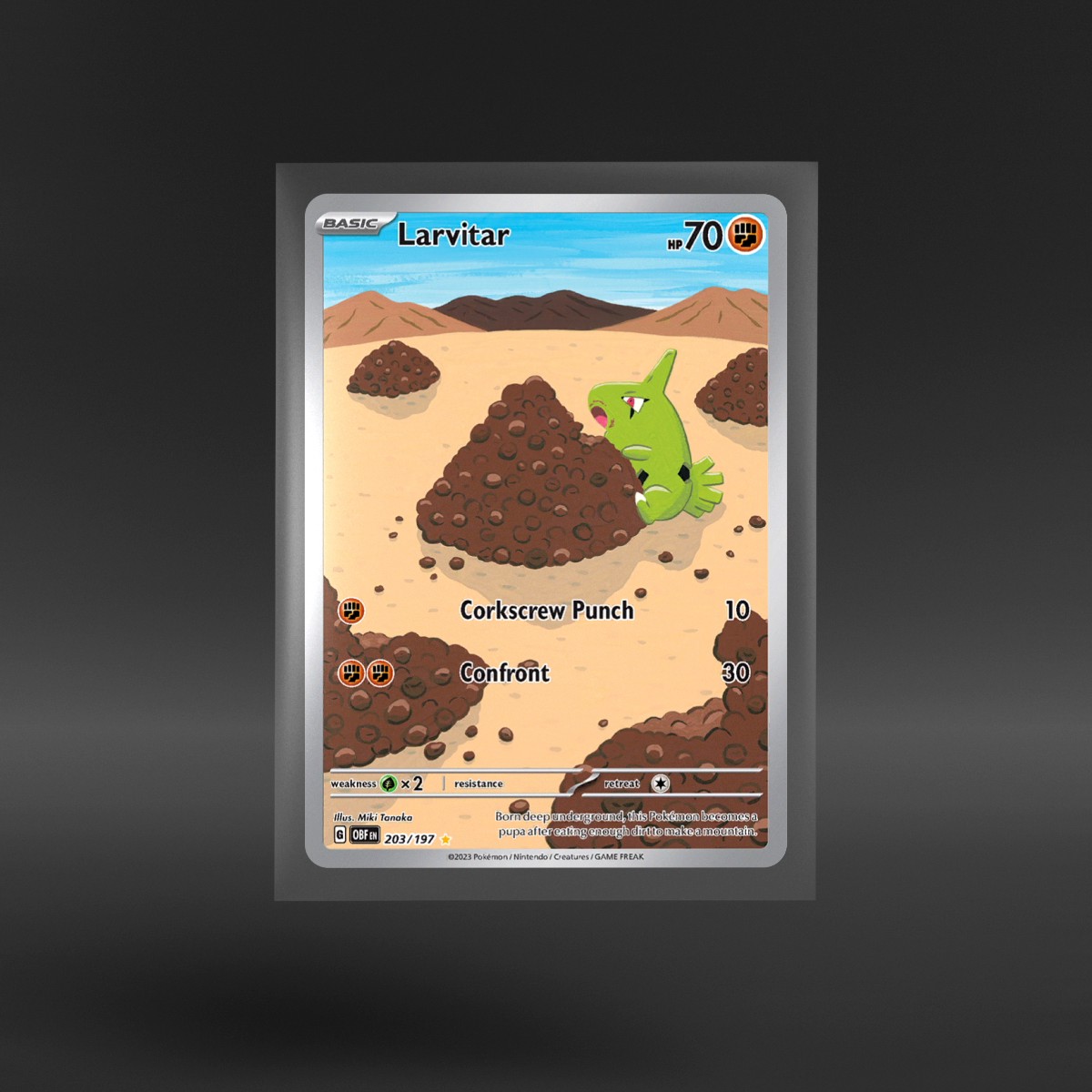 Obsidian Flames #203/197 Larvitar