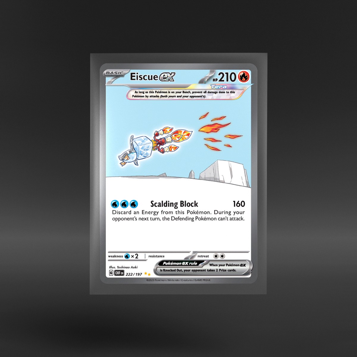 Obsidian Flames #222/197 Eiscue ex