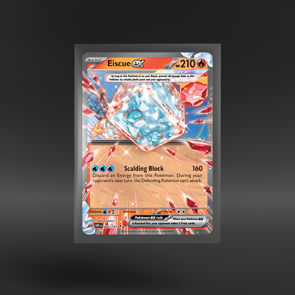 Obsidian Flames #042/197 Eiscue ex