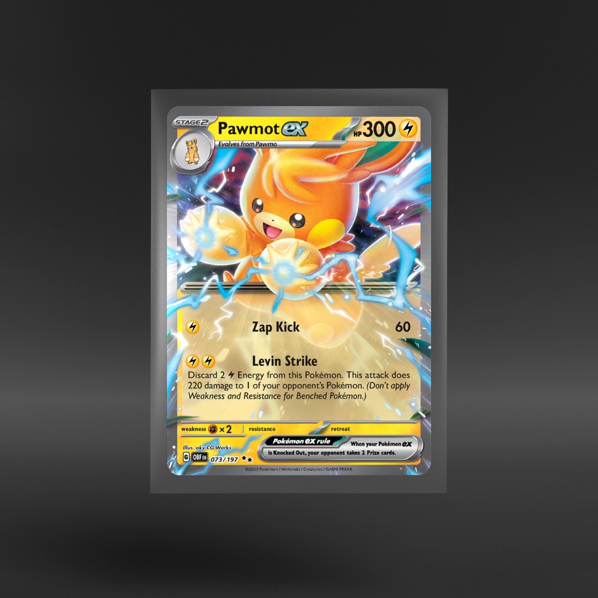 Obsidian Flames #073/197 Pawmot ex