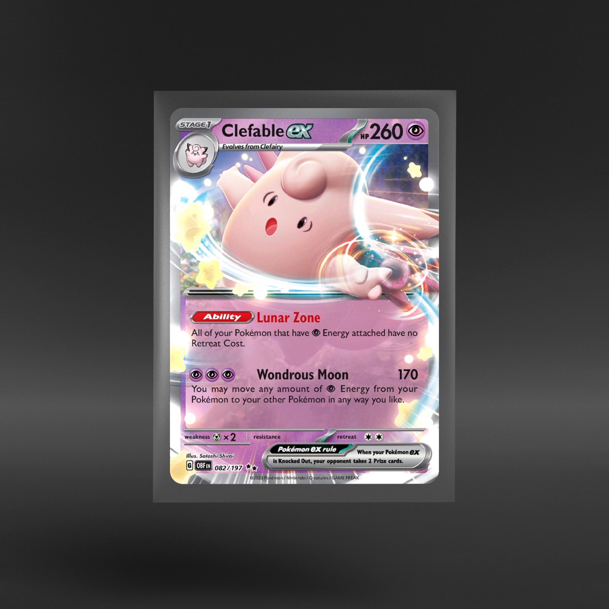 Obsidian Flames #082/197 Clefable ex