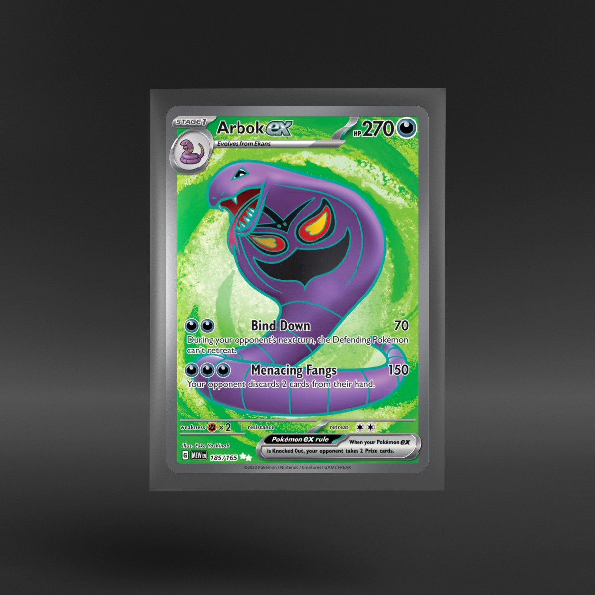 151 #185/165 Arbok ex