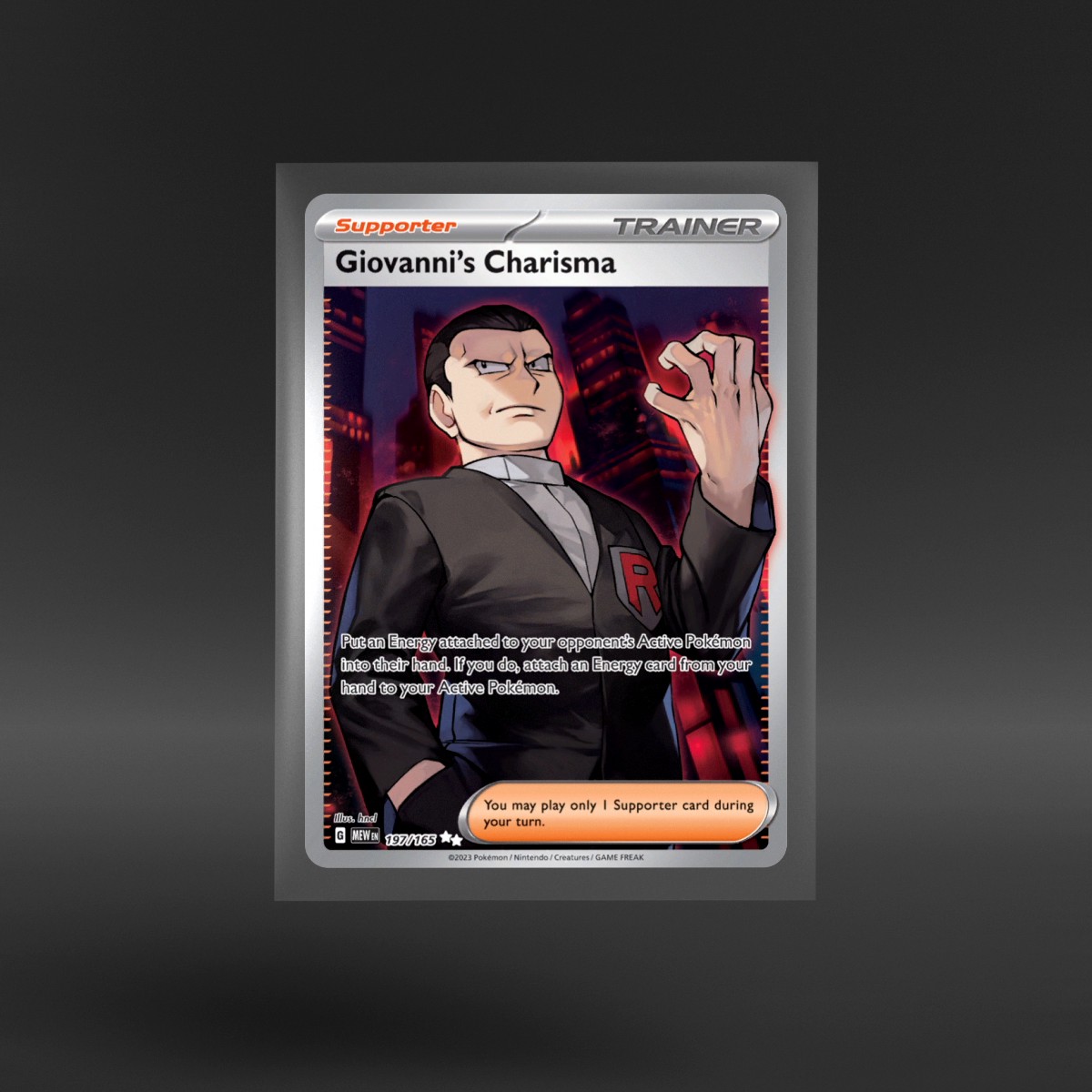 151 #197/165 Giovanni's Charisma