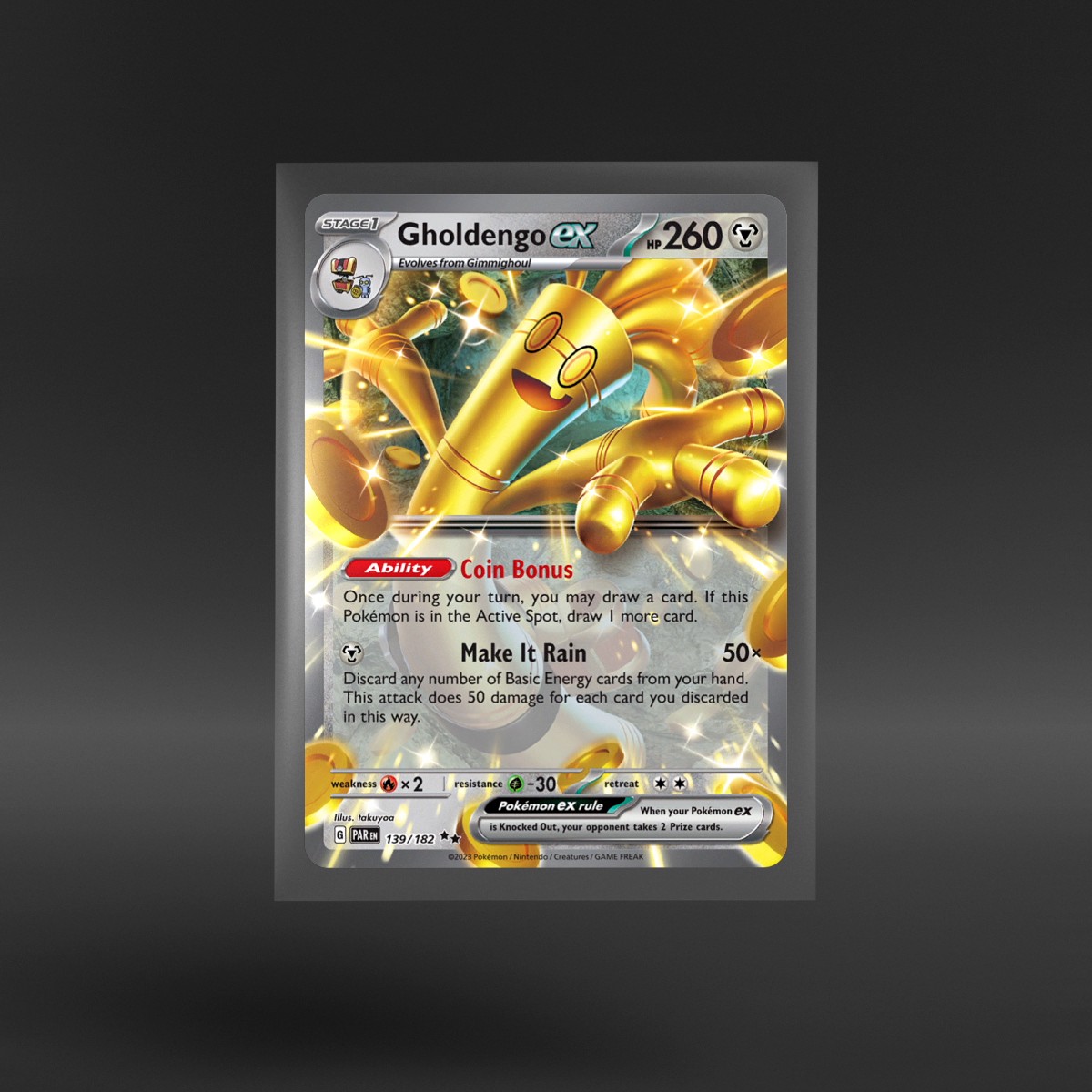 Paradox Rift #139/182 Gholdengo ex