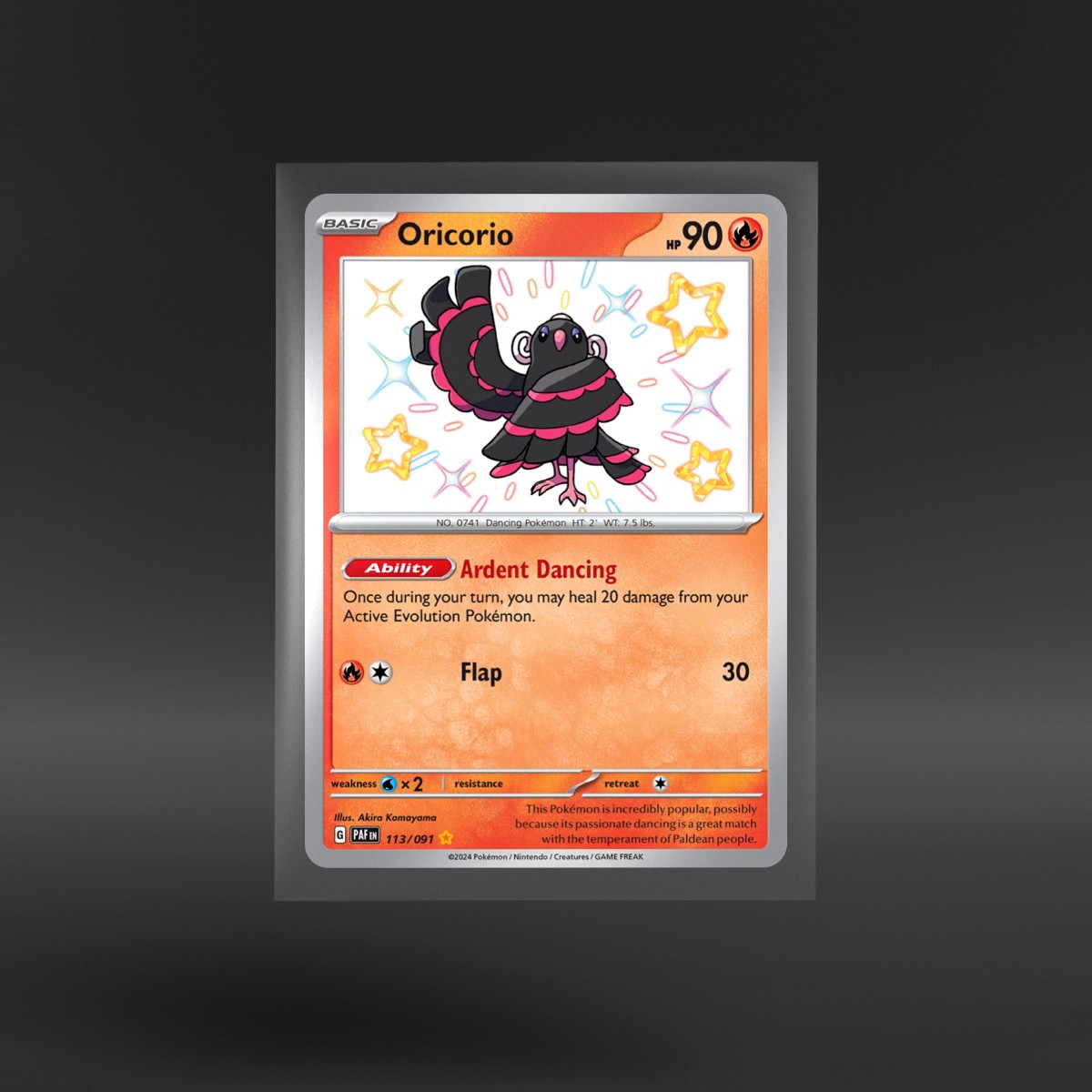 Paldean Fates #113/091 Oricorio