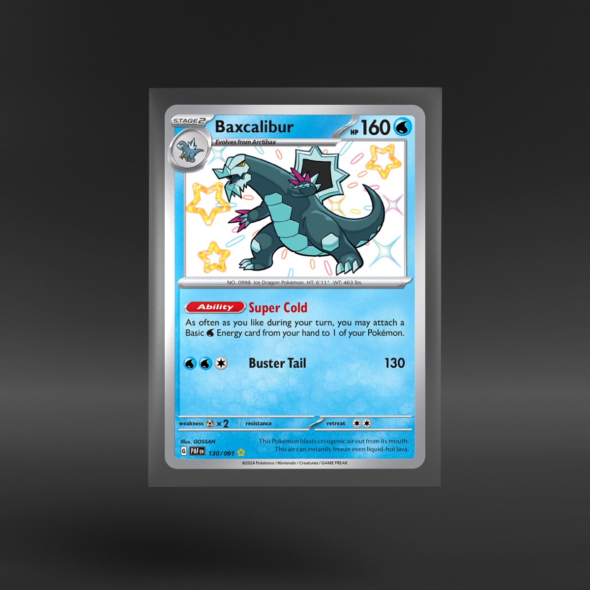 Paldean Fates #130/091 Baxcalibur