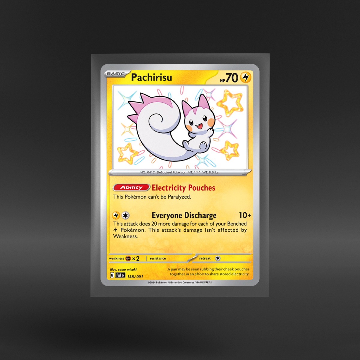 Paldean Fates #138/091 Pachirisu