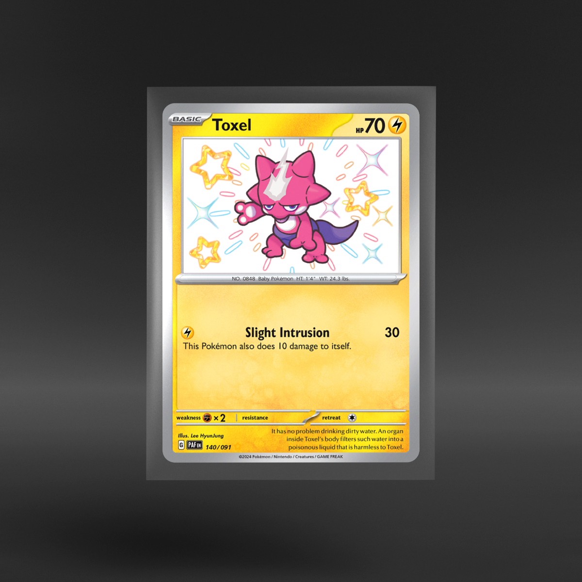 Paldean Fates #140/091 Toxel