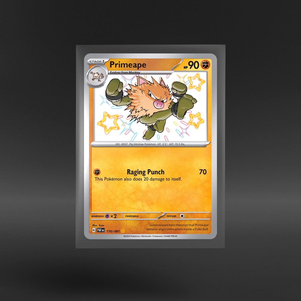 Paldean Fates #170/091 Primeape