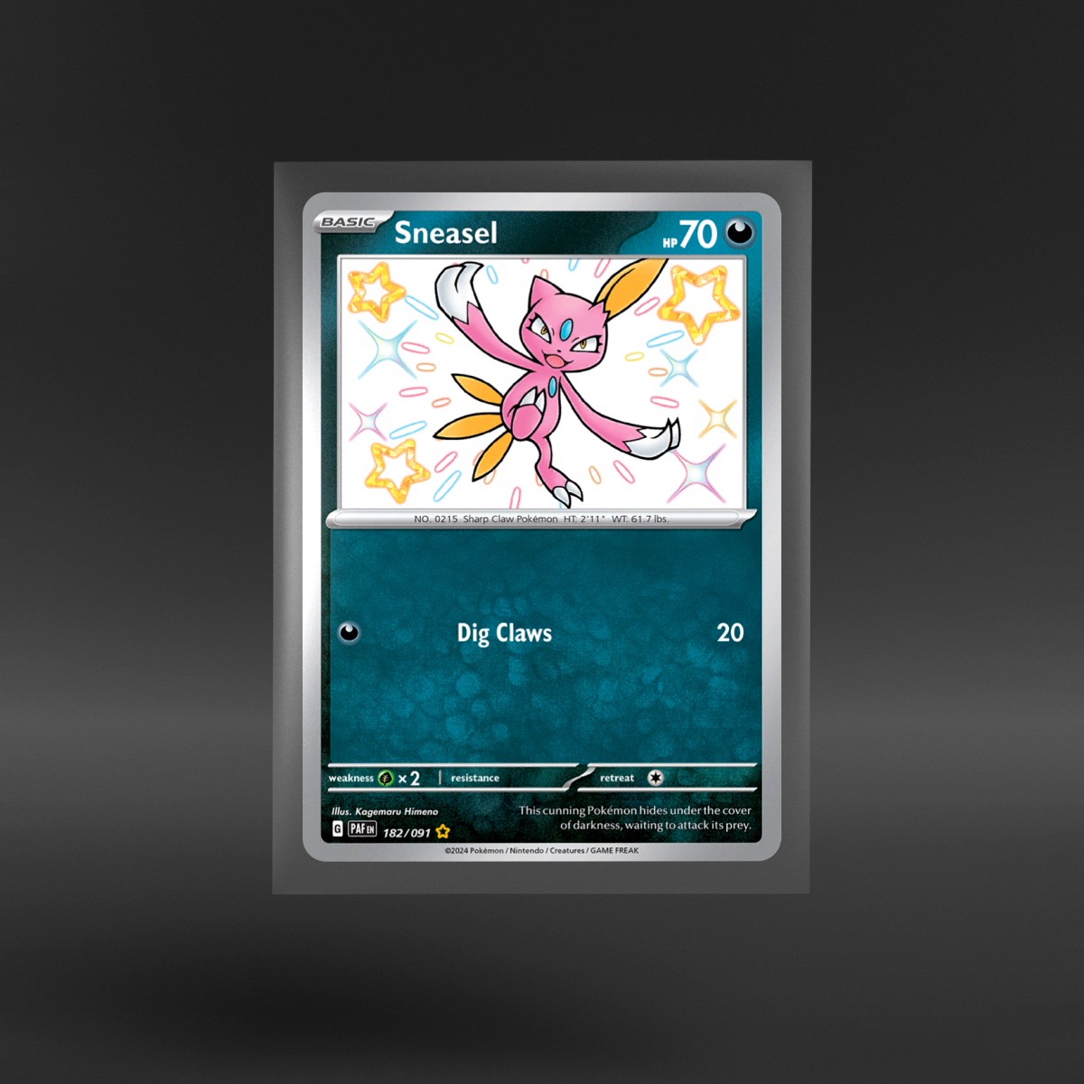 Paldean Fates #182/091 Sneasel