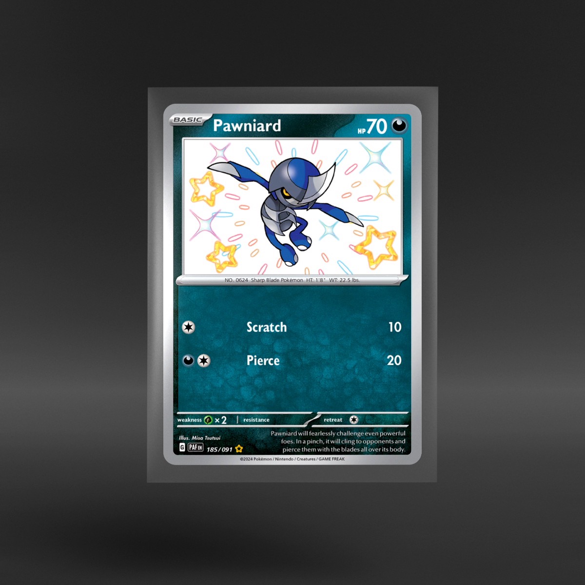 Paldean Fates #185/091 Pawniard