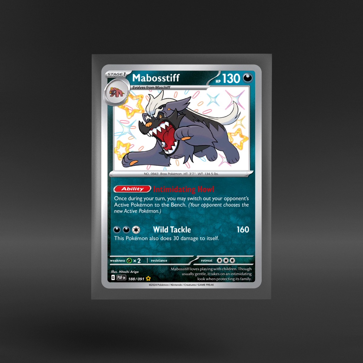 Paldean Fates #188/091 Mabosstiff