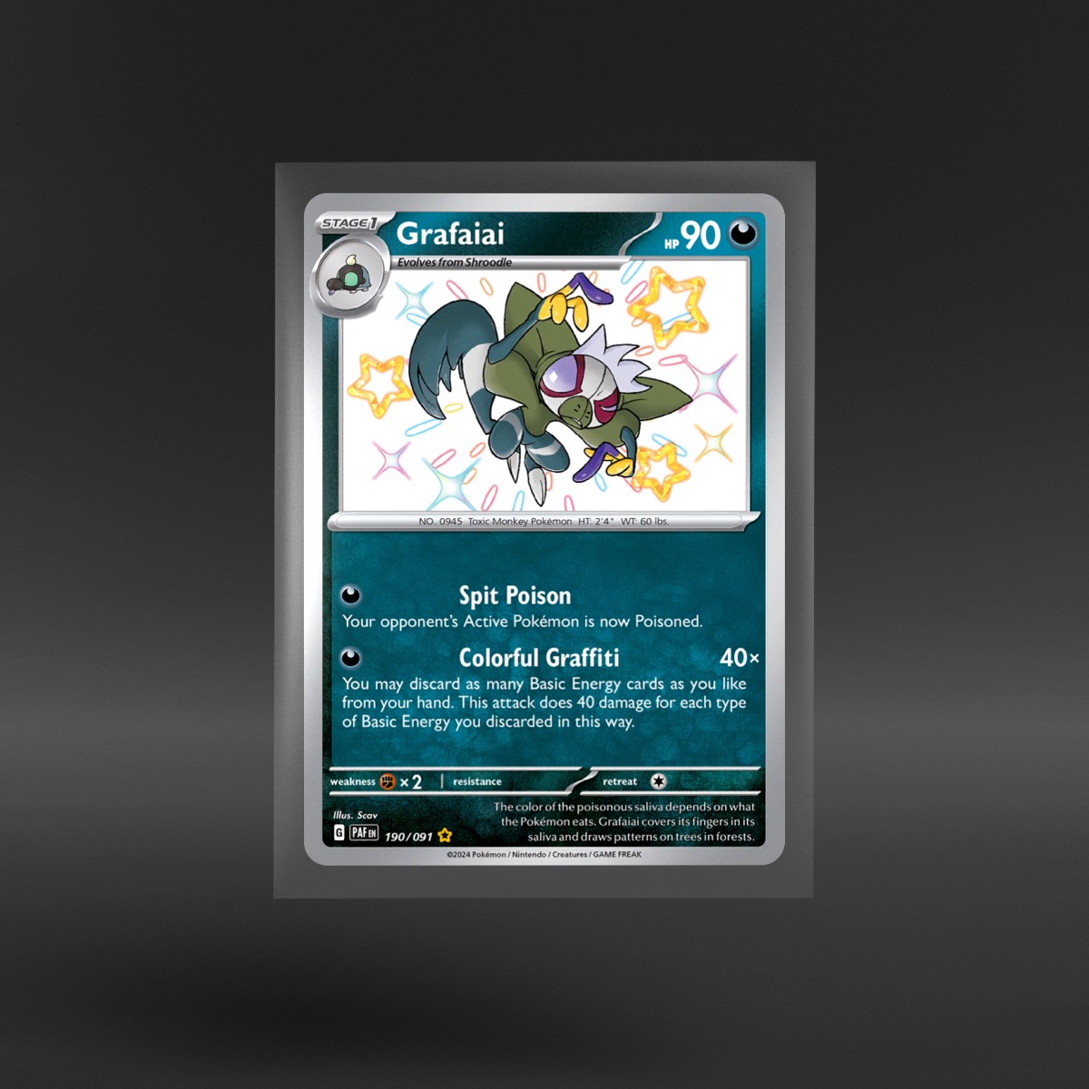 Paldean Fates #190/091 Grafaiai