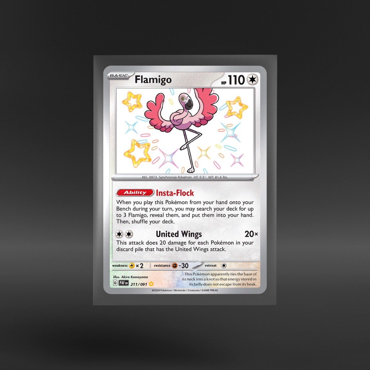 Paldean Fates #211/091 Flamigo