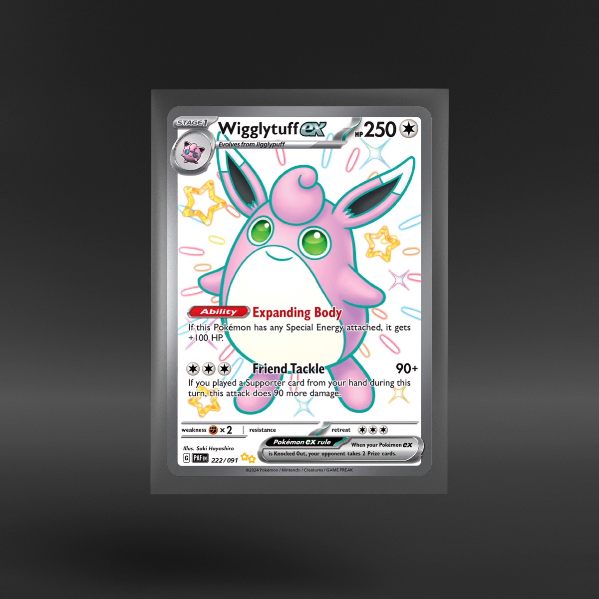 Paldean Fates #222/091 Wigglytuff ex