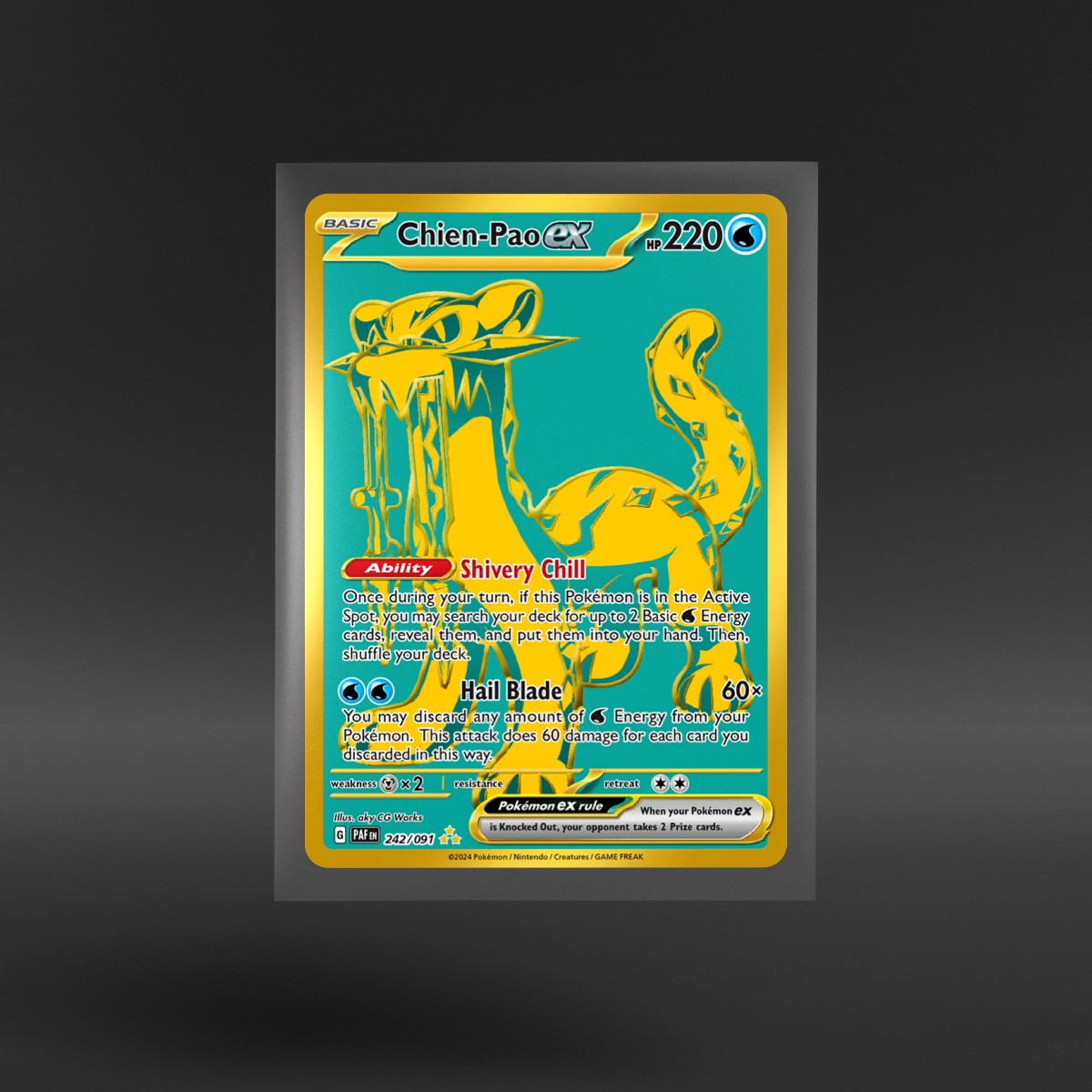 Paldean Fates #242/091 Chien-Pao ex