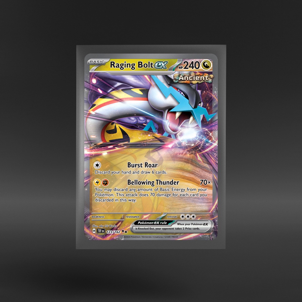 Temporal Forces #123/162 Raging Bolt ex