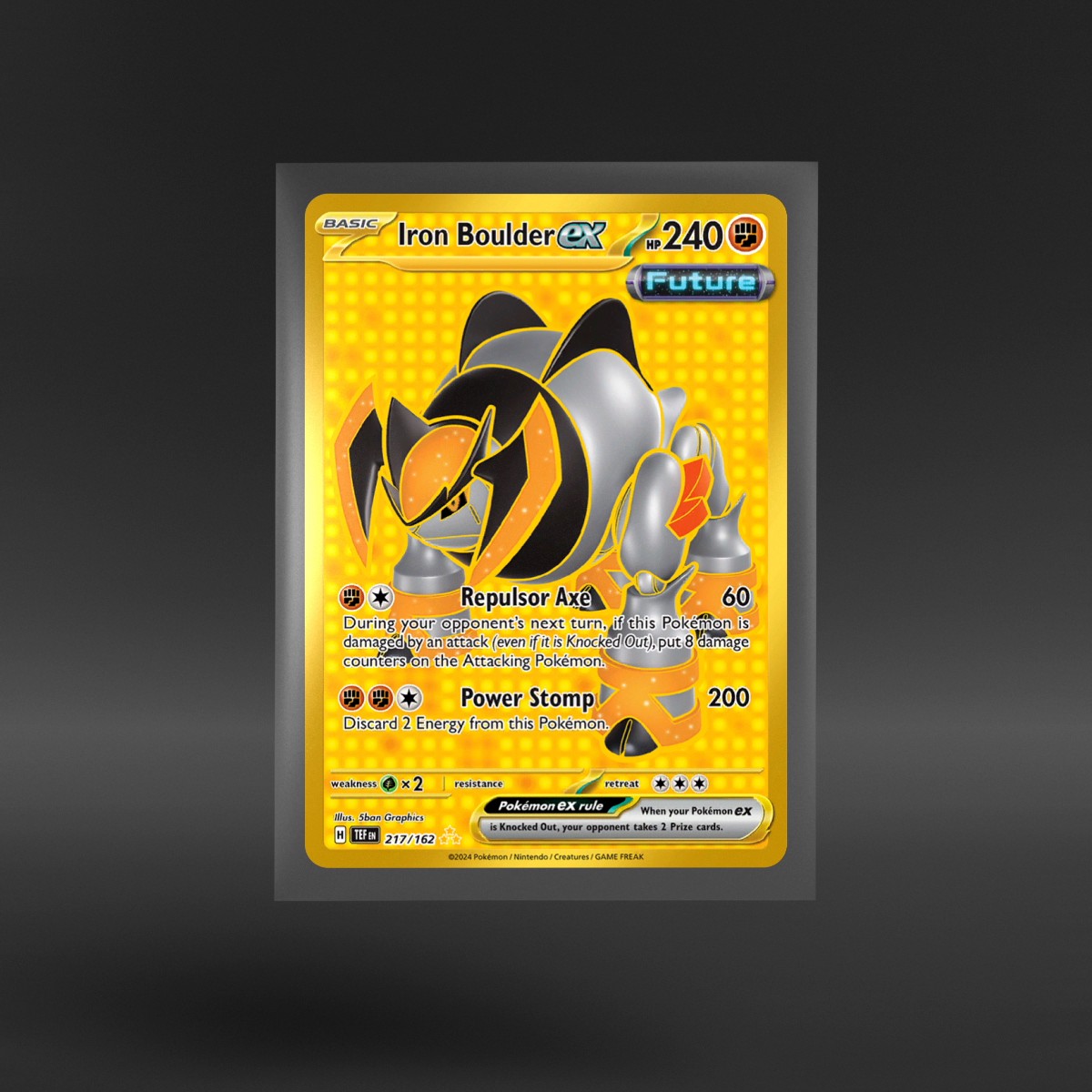 Temporal Forces #217/162 Iron Boulder ex