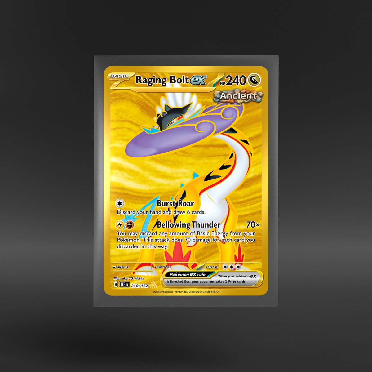 Temporal Forces #218/162 Raging Bolt ex