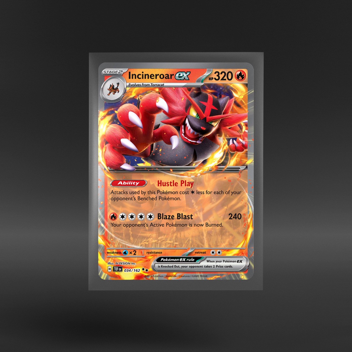 Temporal Forces #034/162 Incineroar ex