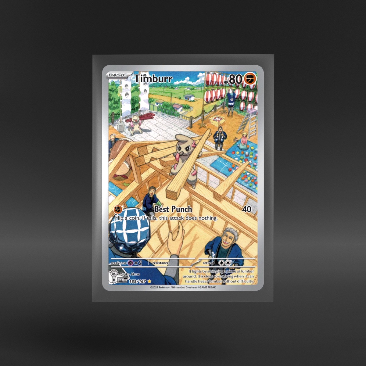 Twilight Masquerade #183/167 Timburr