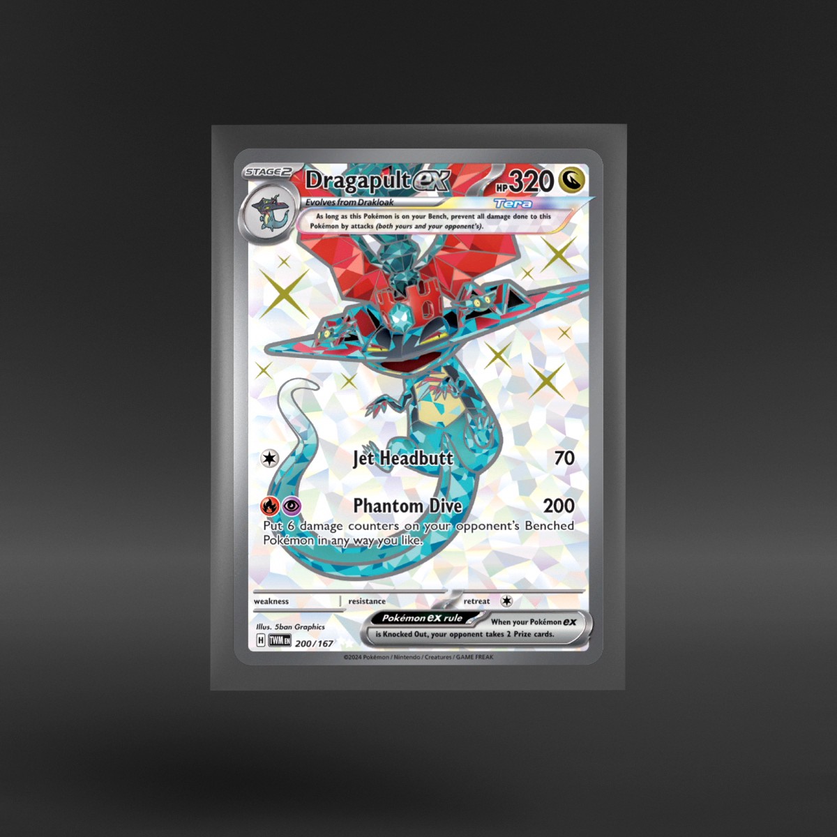 Twilight Masquerade #200/167 Dragapult ex