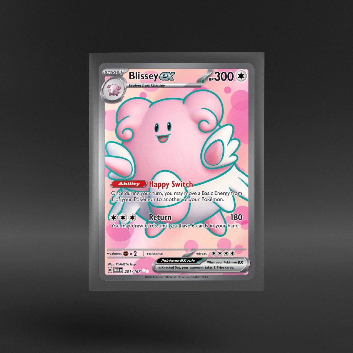 Twilight Masquerade #201/167 Blissey ex