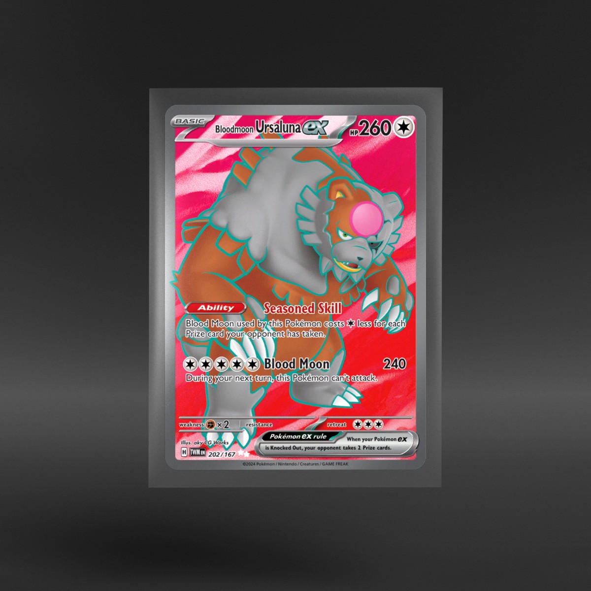 Twilight Masquerade #202/167 Bloodmoon Ursaluna ex