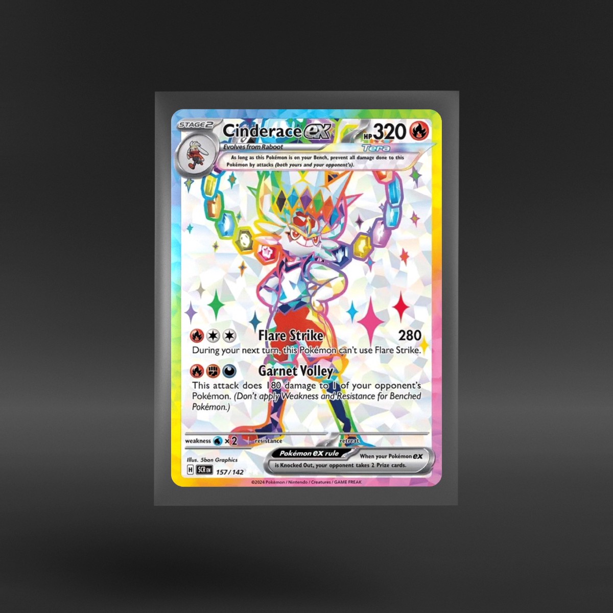 Stellar Crown #157/142 Cinderace ex