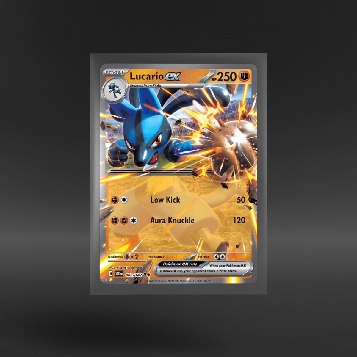 Stellar Crown #082/142 Lucario ex