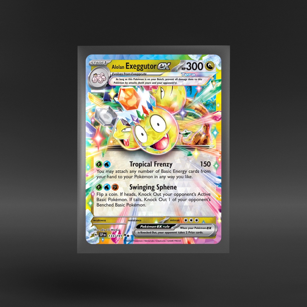 Surging Sparks #133/191 Alolan Exeggutor ex