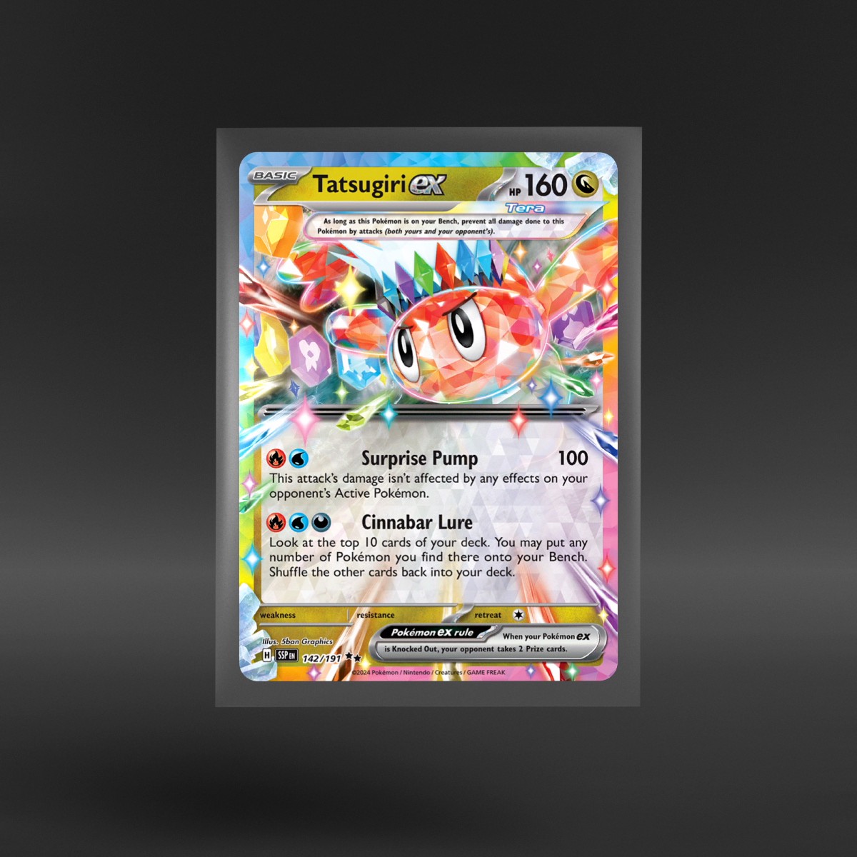 Surging Sparks #142/191 Tatsugiri ex