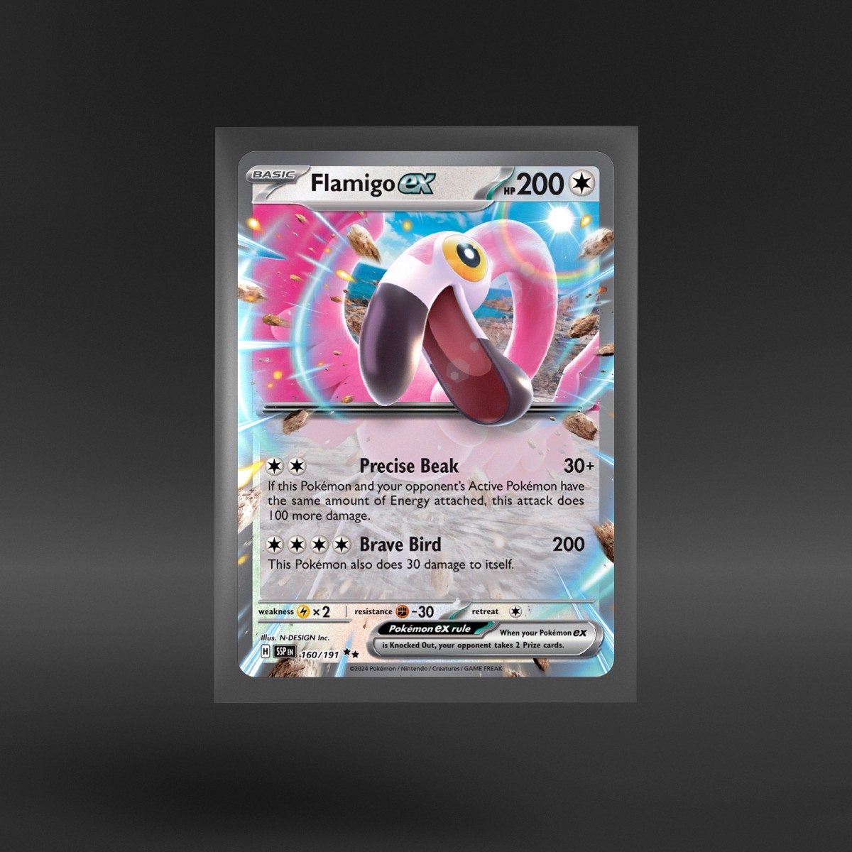 Surging Sparks #160/191 Flamigo ex