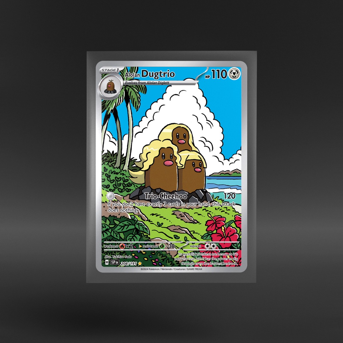 Surging Sparks #208/191 Alolan Dugtrio