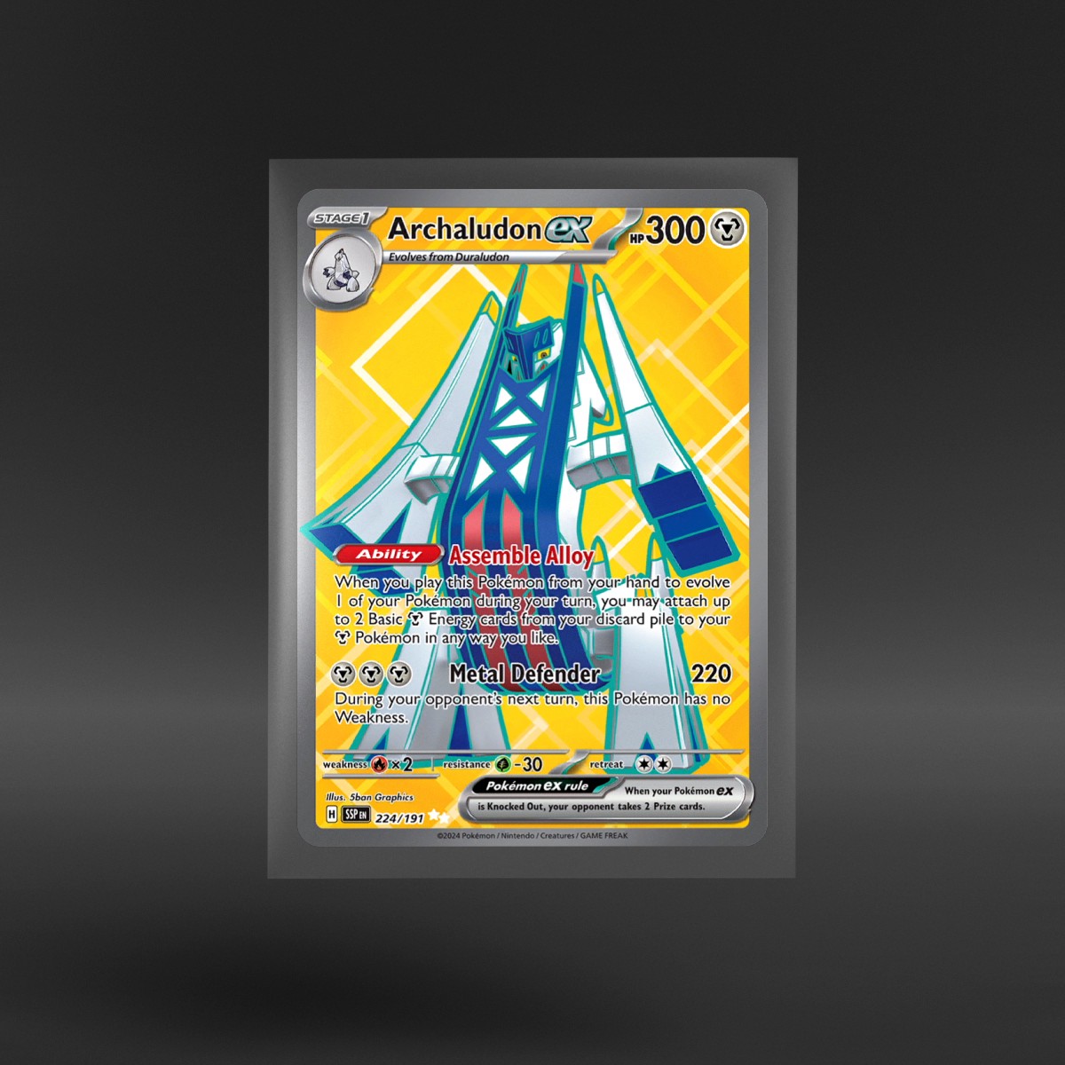 Surging Sparks #224/191 Archaludon ex