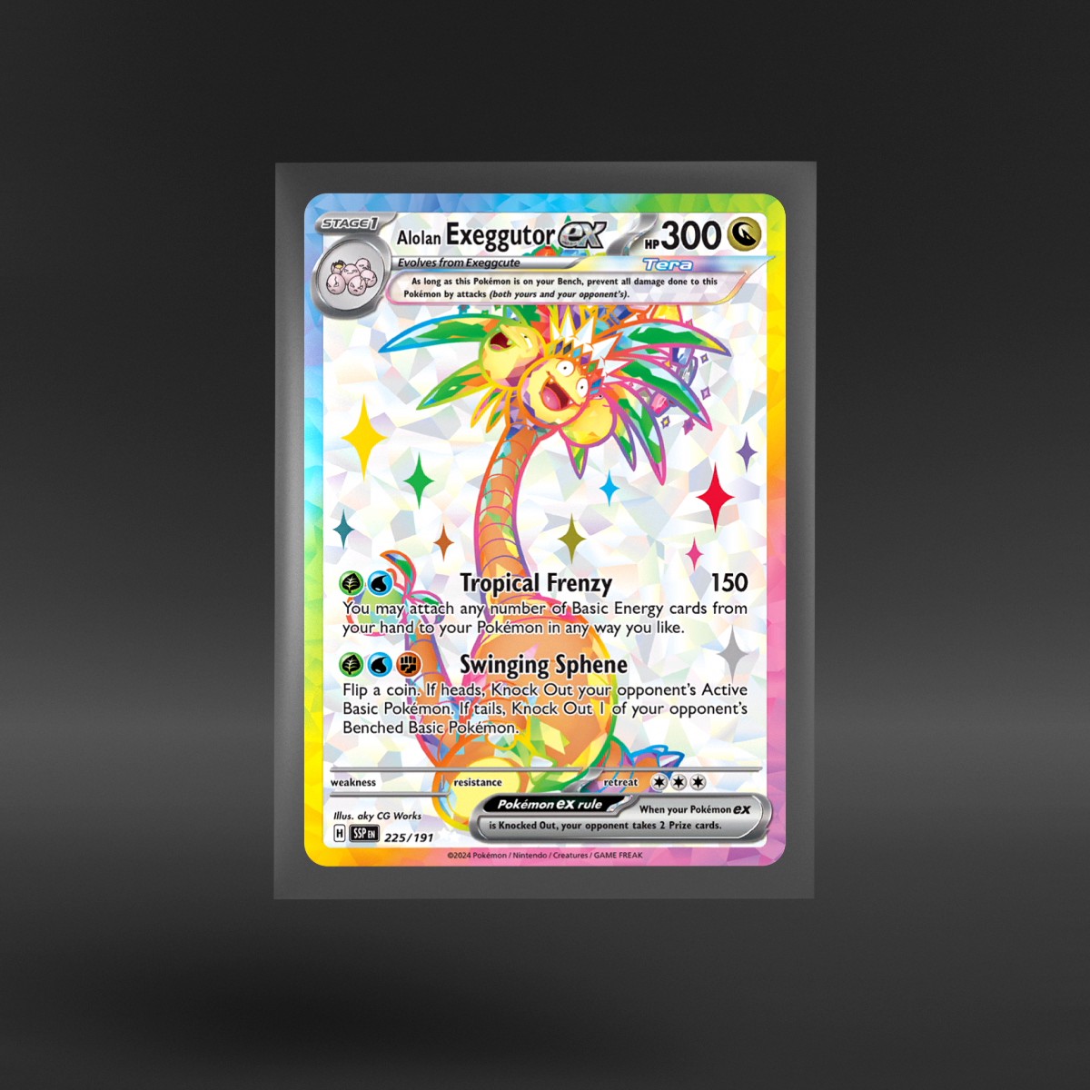 Surging Sparks #225/191 Alolan Exeggutor ex