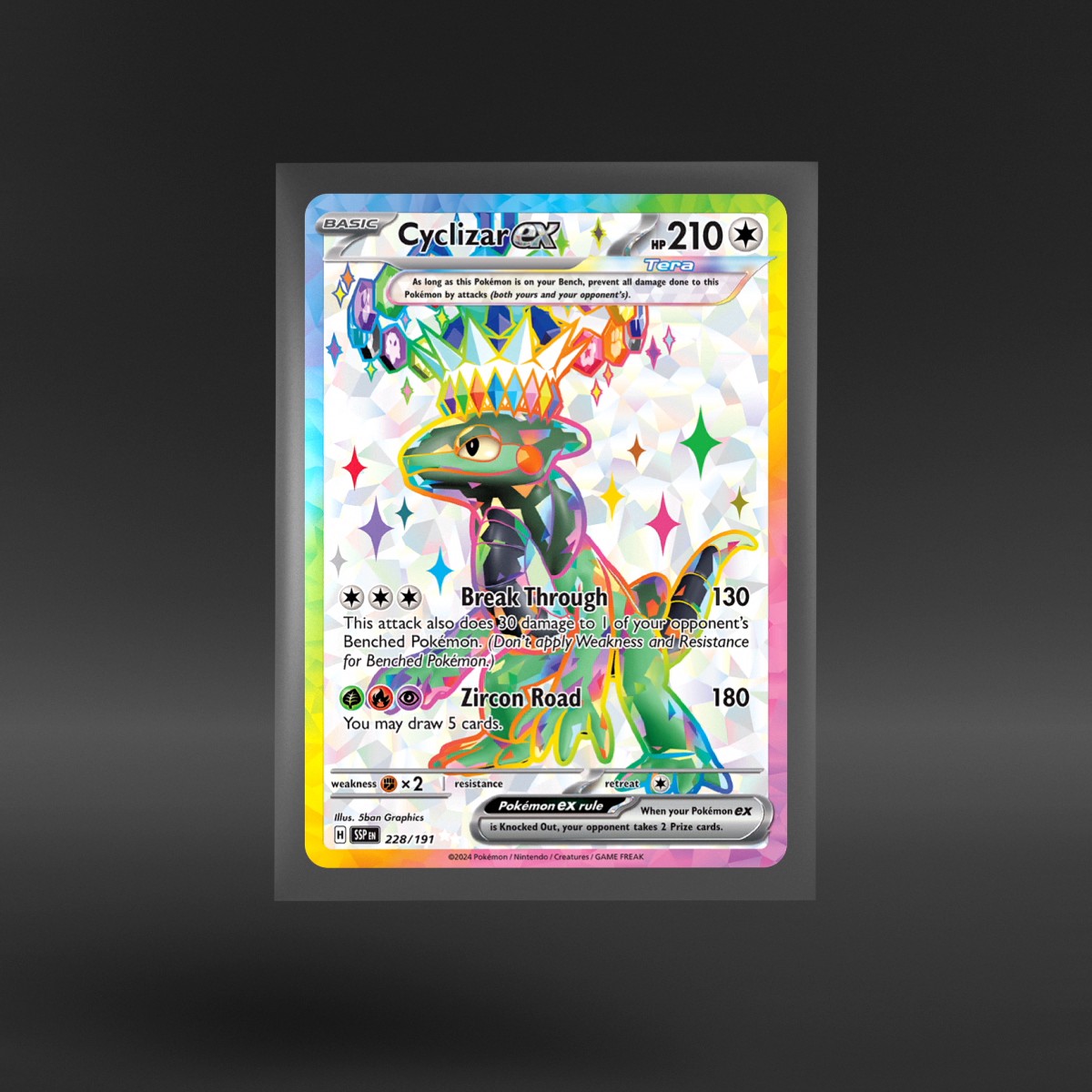 Surging Sparks #228/191 Cyclizar ex