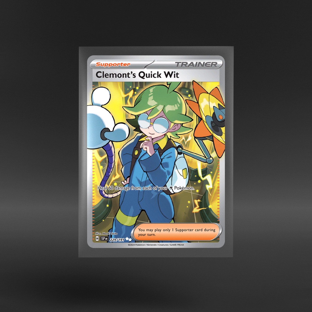 Surging Sparks #229/191 Clemont's Quick Wit