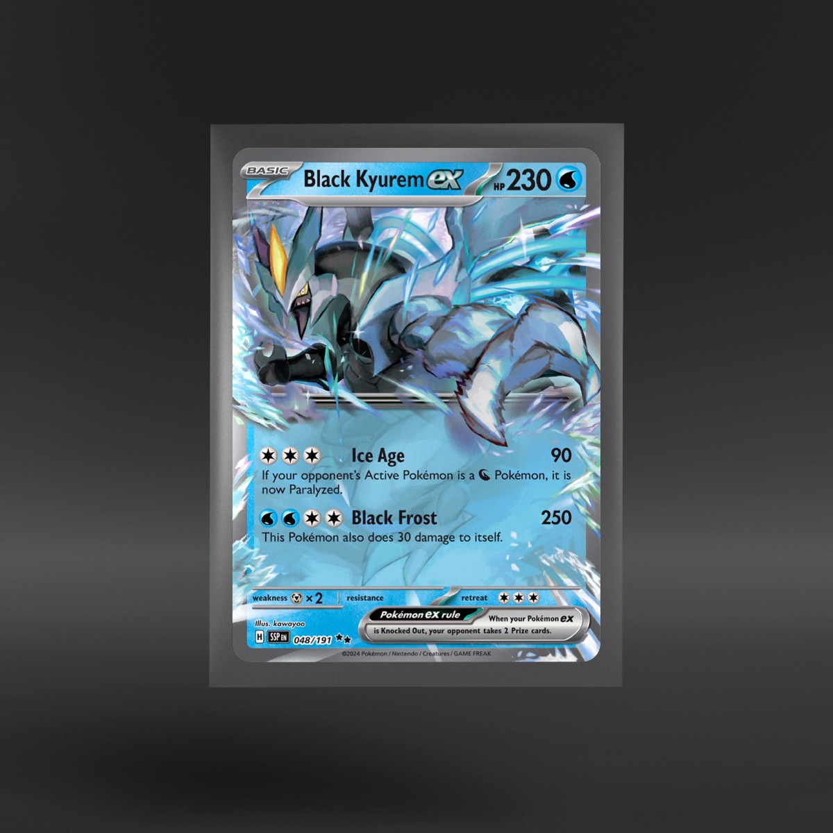 Surging Sparks #048/191 Black Kyurem ex