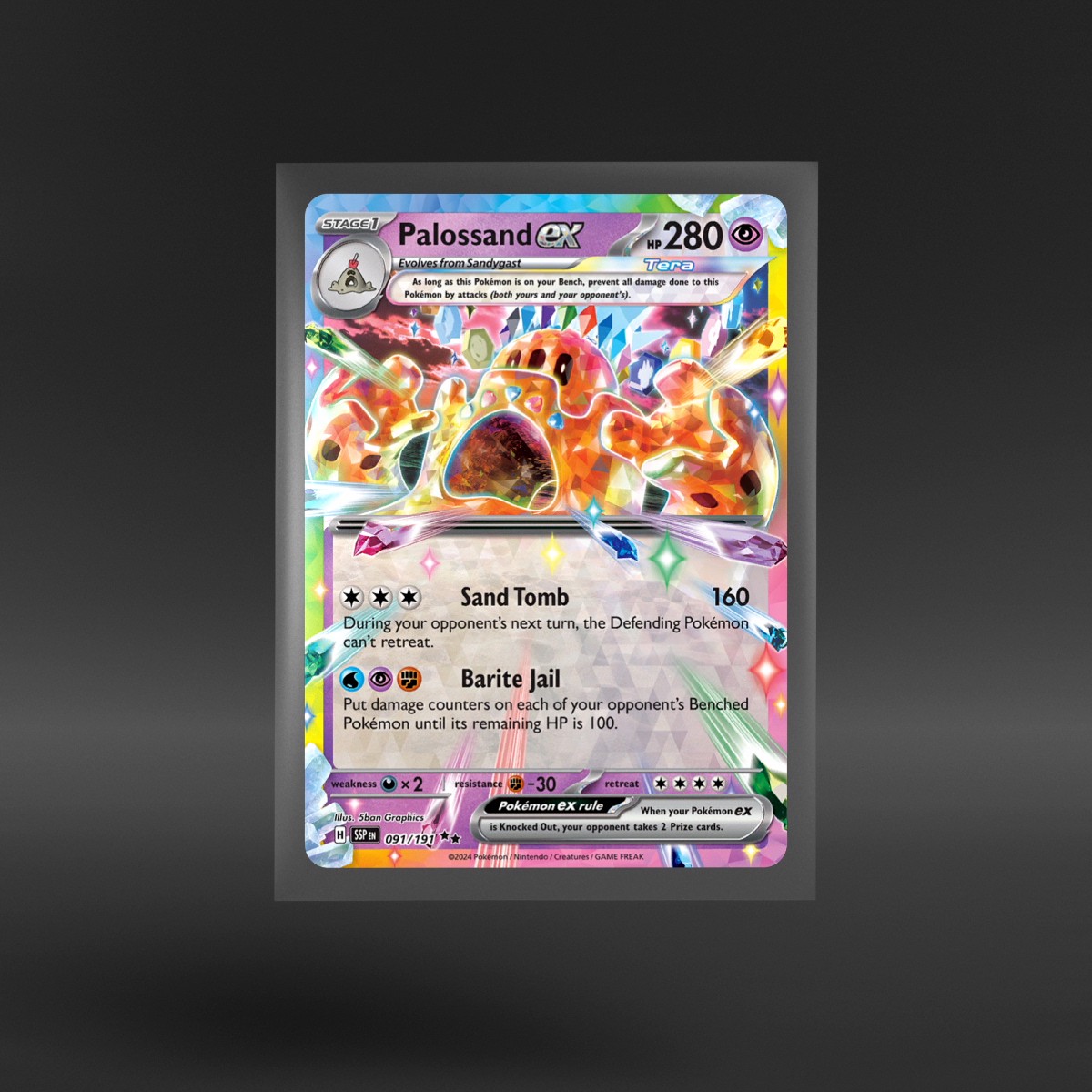 Surging Sparks #091/191 Palossand ex