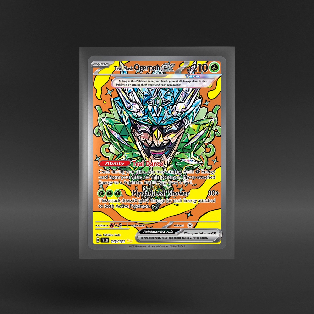 Prismatic Evolutions #145/131 Teal Mask Ogerpon ex